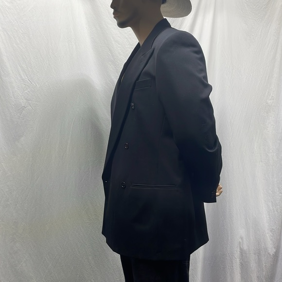 Jean-Paul Germain Men's Black Wool Jacket Blazer - Picture 9 of 14